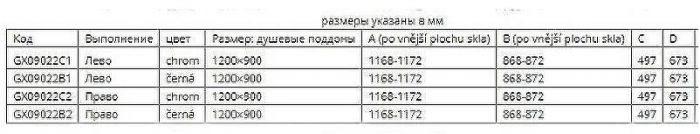 Душевой уголок Riho SZ Scandic NXT Х203 117х87 L G001065120 (GX09022C1) профиль Хром стекло прозрачное