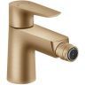 Hansgrohe Talis E Смеситель для биде, 1 отв., цвет: шлифованная бронза