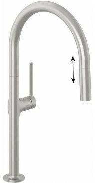 Смеситель для кухни Kludi Reef 50851N575 цвет Никель брашированный