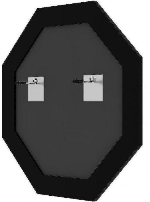 Зеркало Evoform Octagon 83х83 BY 3672 в багетной раме - Состаренное серебро с орнаментом 120