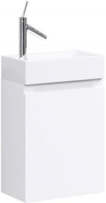 Тумба под раковину Aqwella Леон 40 Ln-MP.01.04/W подвесная Белая