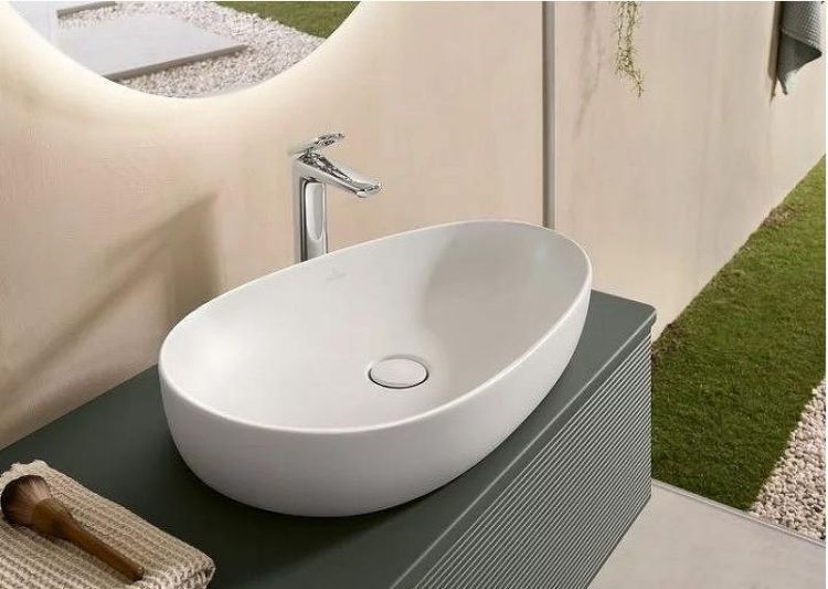 Раковина-чаша Villeroy&Boch Antao 65 4A7465RW цвет Stone White