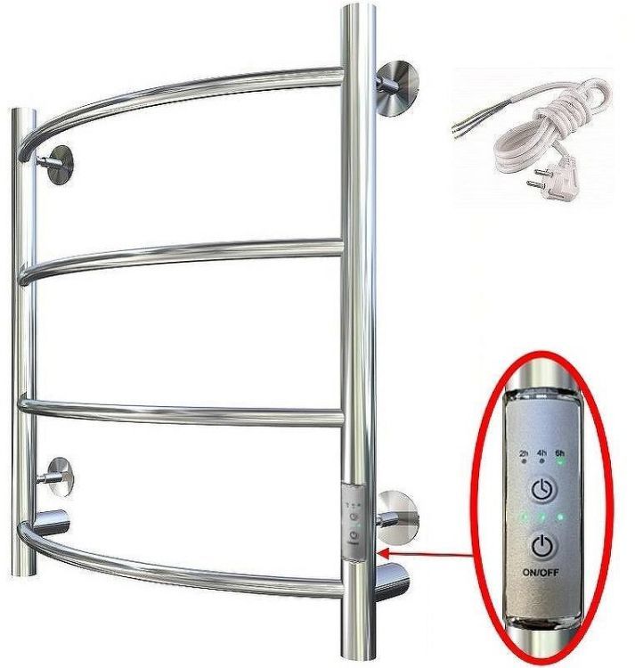 Электрический полотенцесушитель Тругор ПЭК 5 СП 60x50 Хром