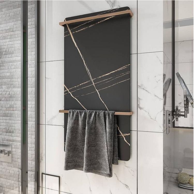 Электрический полотенцесушитель Black&White Universe 432x810 38900 Коричневый с золотом Электрический полотенцесушитель Black&White Universe 432x810 38900 Коричневый с золотом