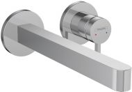 Hansgrohe Finoris Смеситель для раковины, встраиваемый, излив 22.8см., внешняя часть, цвет: хром