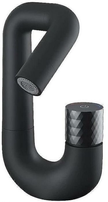 Смеситель для раковины Iddis Twist TWIBLBTi01 Черный матовый