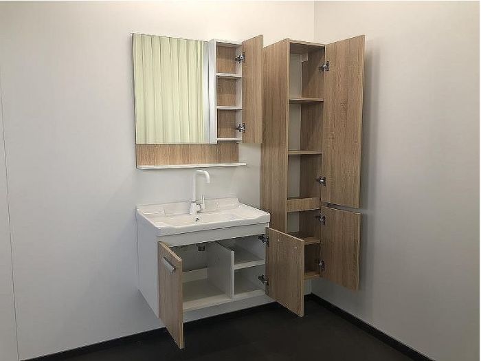 Тумба с раковиной Comforty Рига 70 00004142215 подвесная Дуб сонома