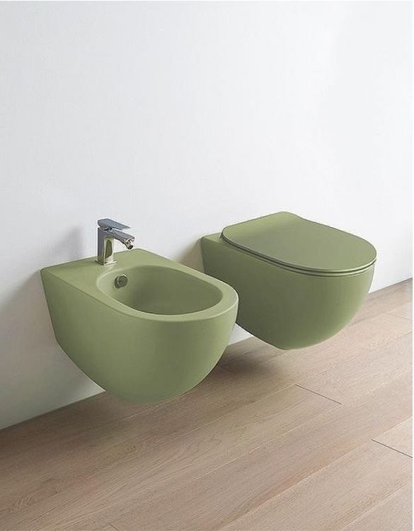 Биде Artceram File 2.0 FLB001 17 30 подвесное Черное матовое