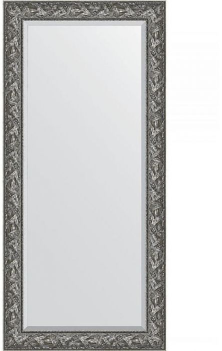 Зеркало Evoform Exclusive 169х79 BY 3598 с фацетом в багетной раме - Византия серебро 99