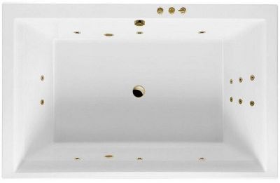 Акриловая ванна Excellent Crown Lux 190x120 WAEX.CRO19.SMART.BR с гидромассажем