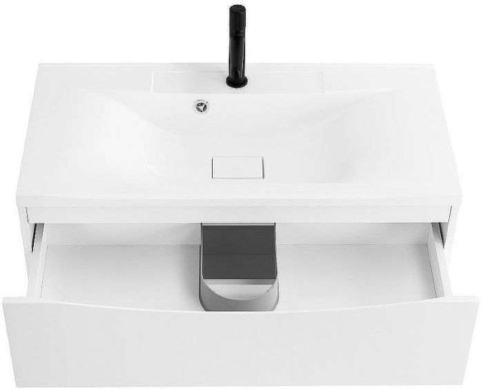 Тумба под раковину BelBagno Marino 110 MARINO-1100-2C-SO-BO-P подвесная Bianco Opaco