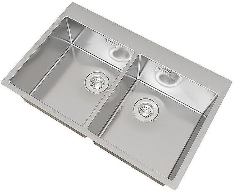 Кухонная мойка Florentina Логика-HM 80 LHM.800.510.B.20.S.10 Нержавеющая сталь сатинированная