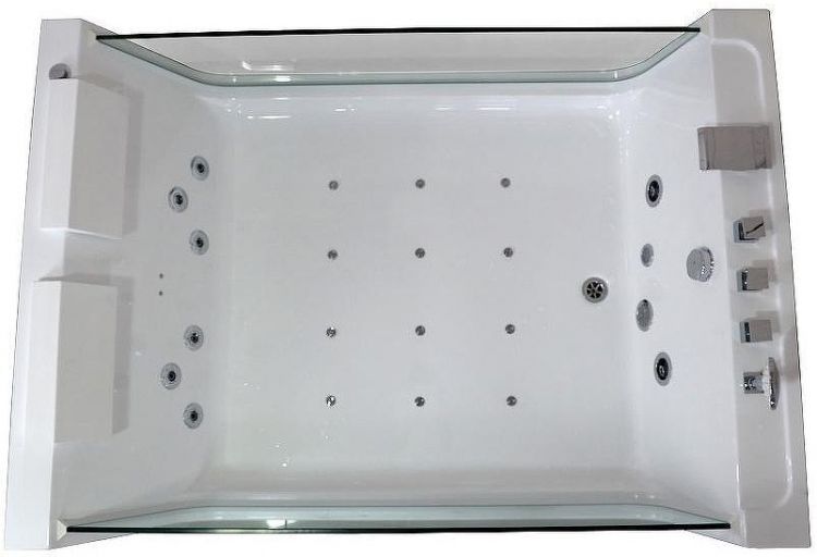 Акриловая ванна Ceruttispa 170x120 C-454A 9958 с гидромассажем Акриловая ванна Ceruttispa 170x120 C-454A 9958 с гидромассажем