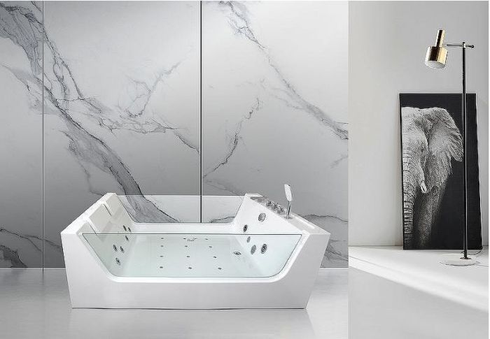Акриловая ванна Ceruttispa 170x120 C-454A 9958 с гидромассажем