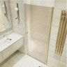 Душевая дверь Maybah Glass MGD-805-3 800x1980 на монопетле Золото стекло бронзовое матовое