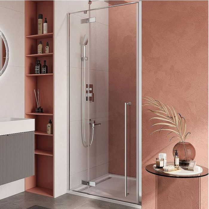 Душевая дверь Cezares Liner 100 L LINER-B-12-100-C-Cr-L профиль Хром стекло прозрачное