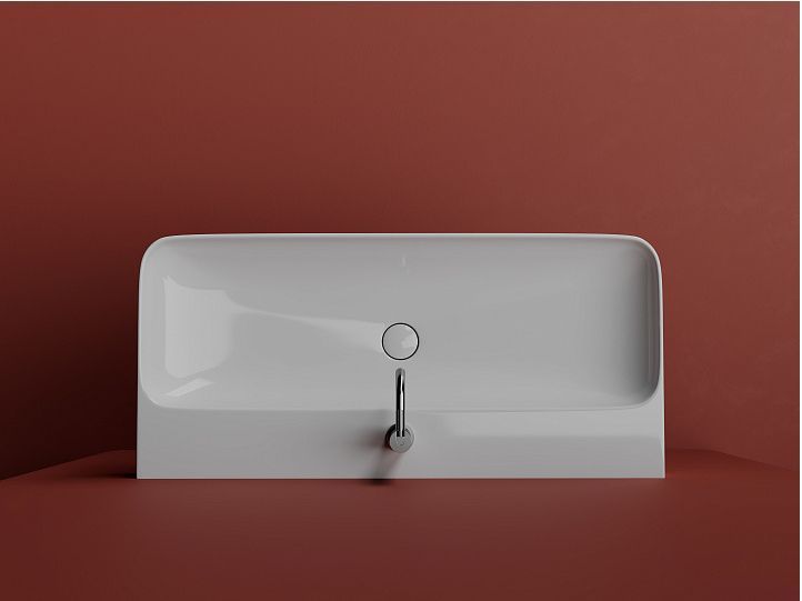 Умывальник CERAMICANOVA AURA с 1 отверстием для смесителя, без перелива CN2007 Умывальник CERAMICANOVA AURA с 1 отверстием для смесителя, без перелива CN2007