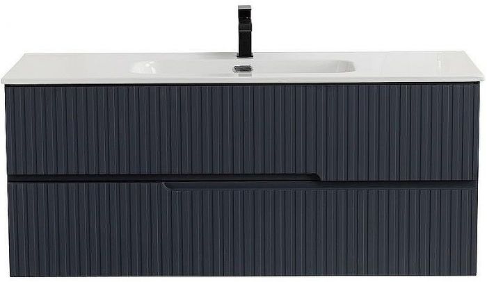 Тумба под раковину Cezares Duet-N 120 DUET-N-1200-2C-SO-GR-P подвесная Grafito