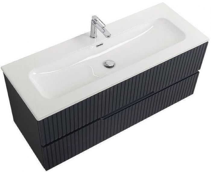 Тумба под раковину Cezares Duet-N 120 DUET-N-1200-2C-SO-GR-P подвесная Grafito