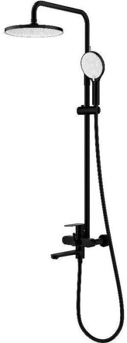Душевая система Splenka S222.24.06 Черная матовая