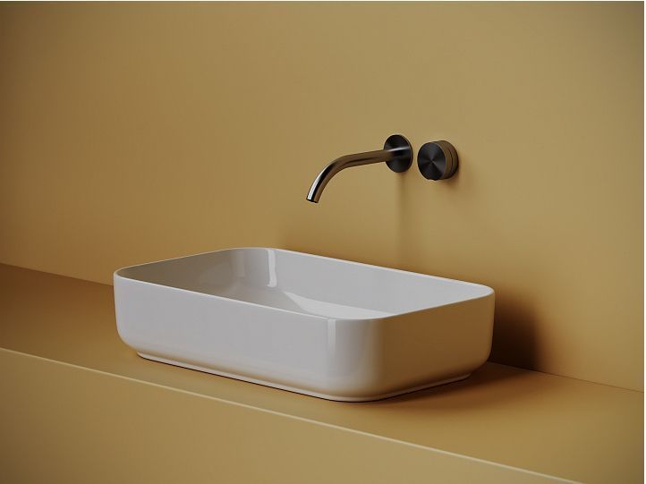 Умывальник CERAMICANOVA Element чаша накладная прямоугольная CN5044