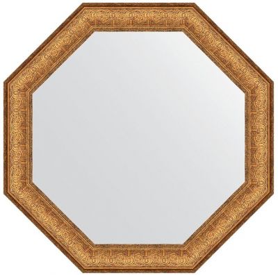 Зеркало Evoform Octagon 68х68 BY 7327 в багетной раме - Медный эльдорадо 73