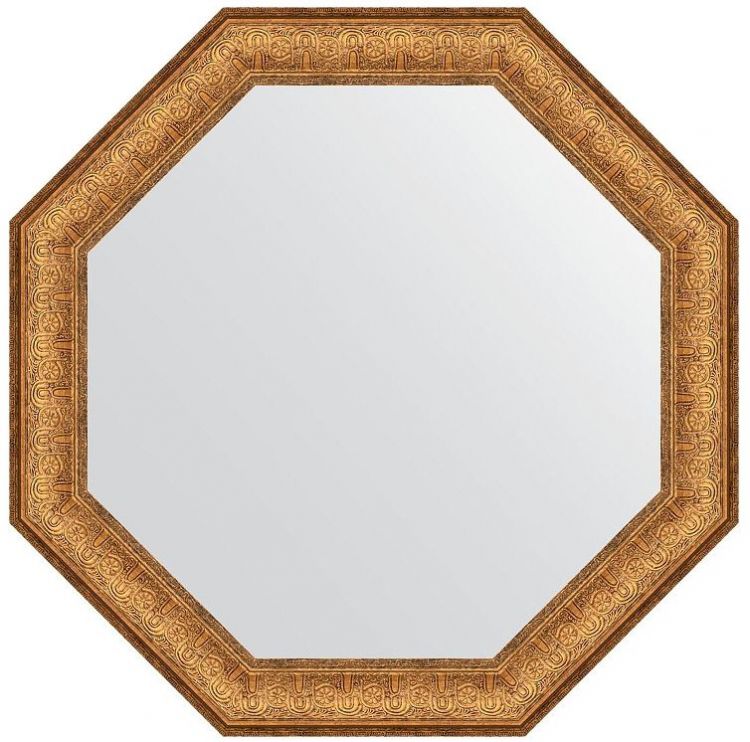 Зеркало Evoform Octagon 68х68 BY 7327 в багетной раме - Медный эльдорадо 73
