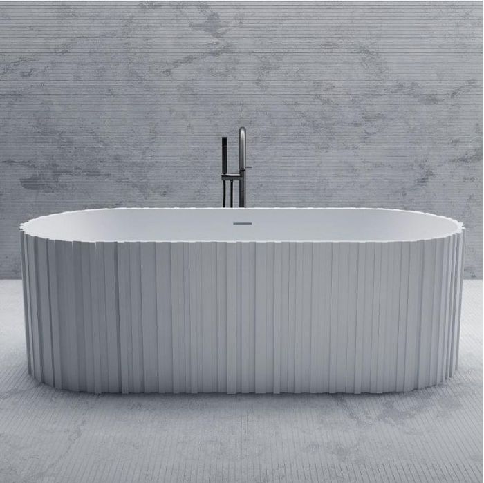 Ванна из искусственного камня Abber Stein 170x75 AS9653 без гидромассажа