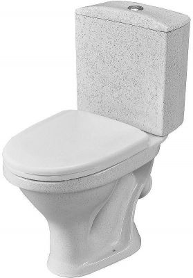 Унитаз компакт Santeri Вест 1.P201.8.S01.00B.F с бачком и сиденьем
