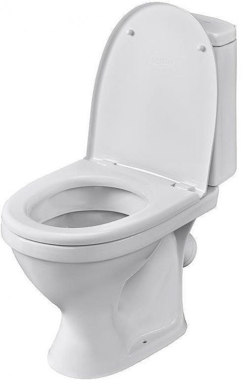 Унитаз компакт Santeri Прайм 1.P206.3.S00.00B.F комфорт с бачком и сиденьем Унитаз компакт Santeri Прайм 1.P206.3.S00.00B.F комфорт с бачком и сиденьем