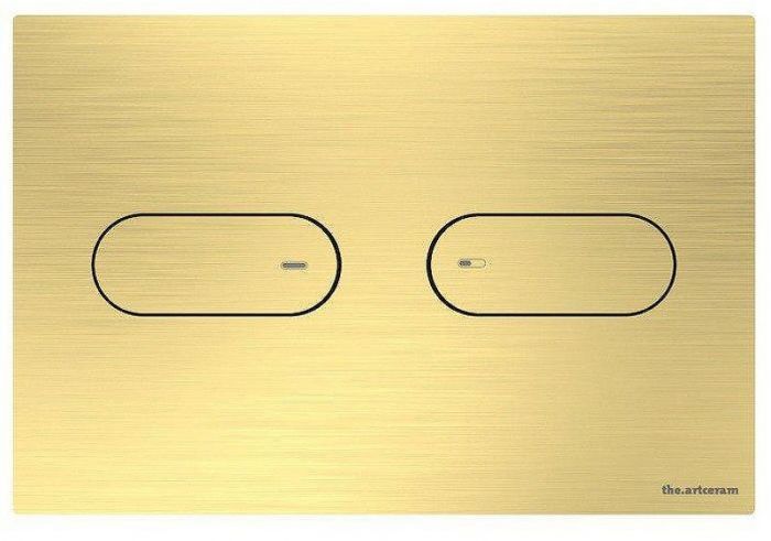 Клавиша смыва Artceram Inox 710.000.BG цвет Золото брашированное