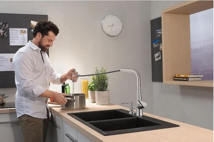 Смеситель для кухни Hansgrohe Talis Select S 72822000 Хром
