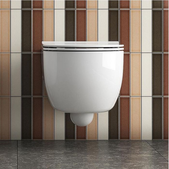 Унитаз Globo Mode MES02BI подвесной без сиденья