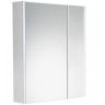 Зеркальный шкаф Roca Ronda 70 ZRU9303008 с подсветкой Бетон Белый матовый