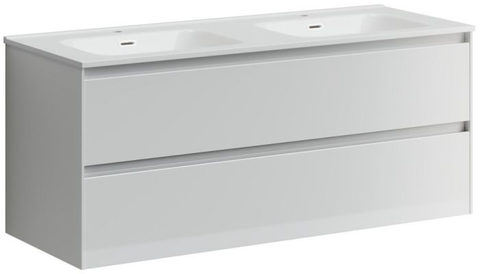 Тумба подвесная SANCOS под раковину Cento белый глянец, 1190х450х500, CN120-2W