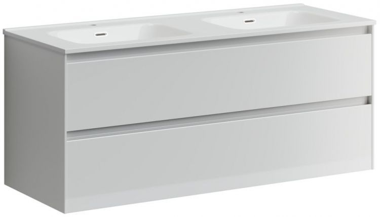 Тумба подвесная SANCOS под раковину Cento белый глянец, 1190х450х500, CN120-2W