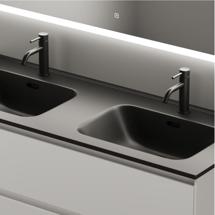 Тумба подвесная SANCOS под раковину Cento белый глянец, 1190х450х500, CN120-2W