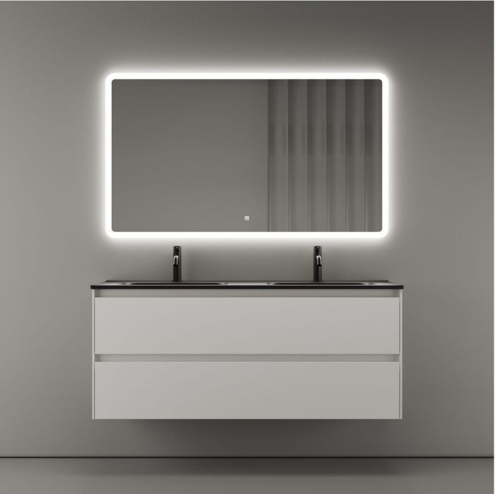 Тумба подвесная SANCOS под раковину Cento белый глянец, 1190х450х500, CN120-2W