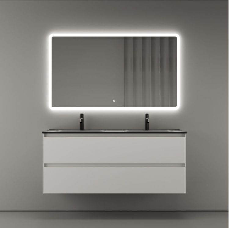 Тумба подвесная SANCOS под раковину Cento белый глянец, 1190х450х500, CN120-2W