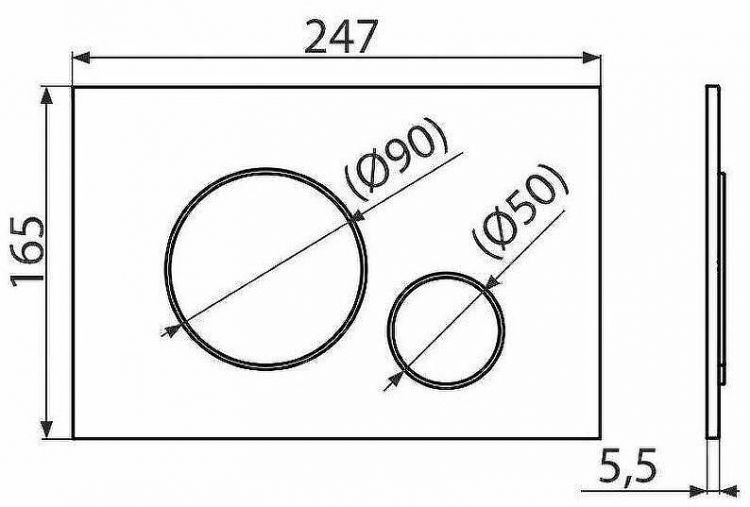 Инсталляция Alcaplast AM101/1120-4:1 RU M678-0001 для унитаза с Черной матовой клавишей смыва