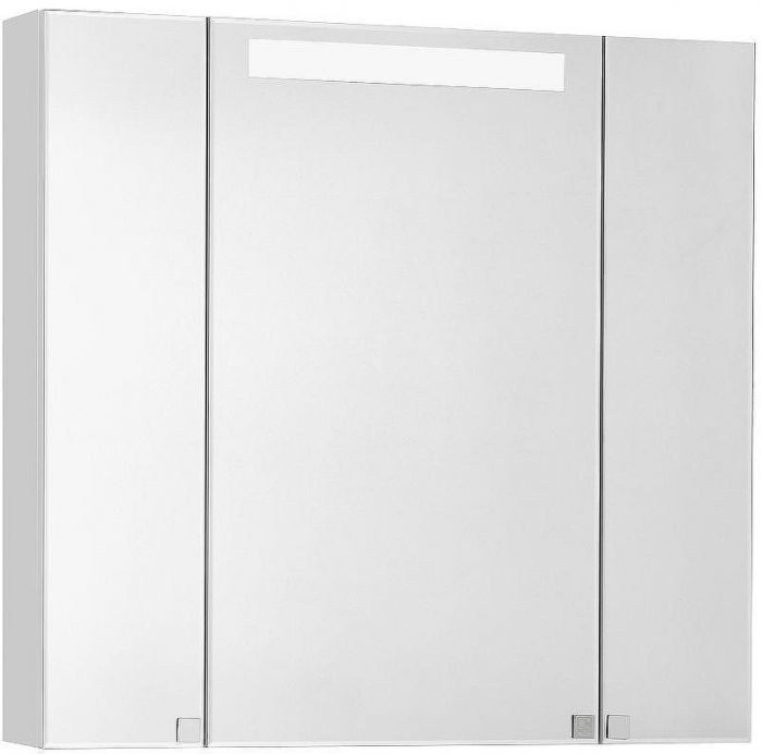 Зеркальный шкаф Aquaton Мадрид 80 М 1A175202MA010 с подсветкой Белый