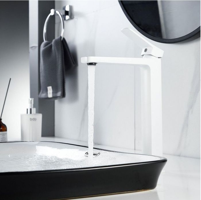 Смеситель для раковины Raffine F1199C цвет Белый