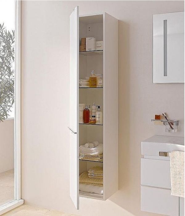 Шкаф пенал Laufen Case 35 L 4.0202.1.075.463.R подвесной Белый матовый