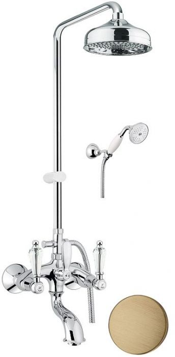 Душевая система Fiore Gioielli 08ZZ0615 цвет Бронза
