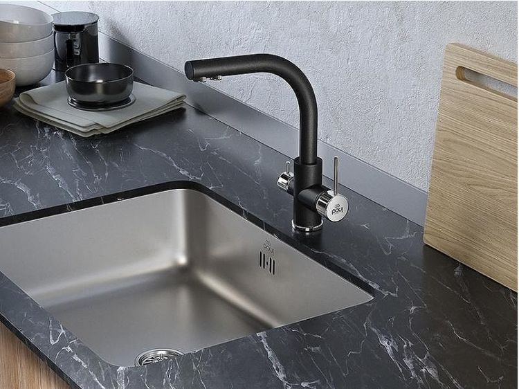 Смеситель для кухни Paulmark Essen Es213011-NI Никель Смеситель для кухни Paulmark Essen Es213011-NI Никель