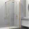 Душевая перегородка Vincea Walk-In 80 VSW-1HS800CLG профиль Брашированное золото стекло прозрачное