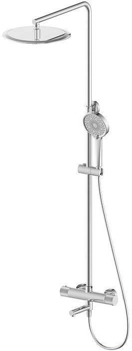 Душевая система Oliveeka Y OL-739902-BN с термостатом цвет Никель матовый Душевая система Oliveeka Y OL-739902-BN с термостатом цвет Никель матовый