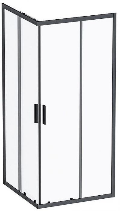 Душевой уголок AM.PM Gem S 90х90 W93G-403-090BT профиль Черный матовый стекло прозрачное