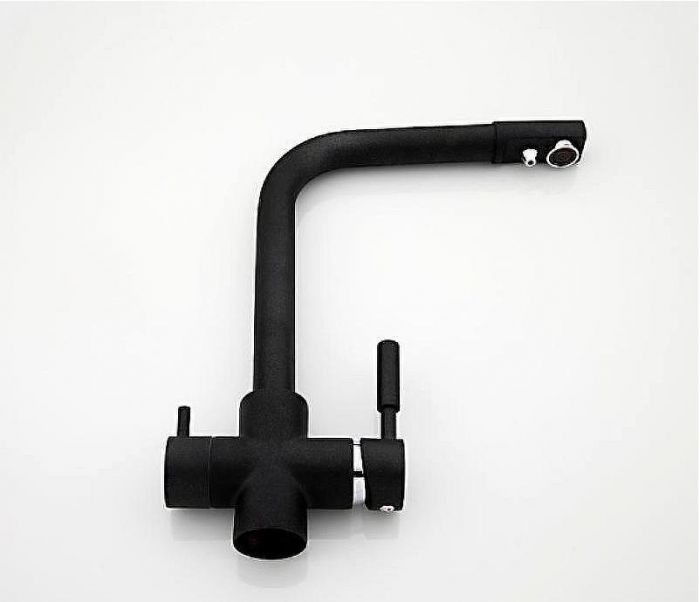 Смеситель для кухни Frap F4352-7 Черный матовый