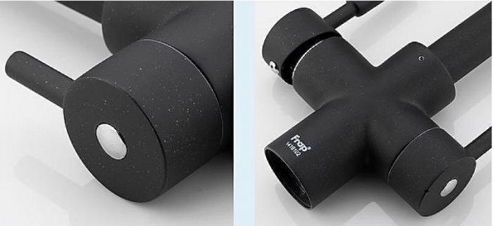 Смеситель для кухни Frap F4352-7 Черный матовый